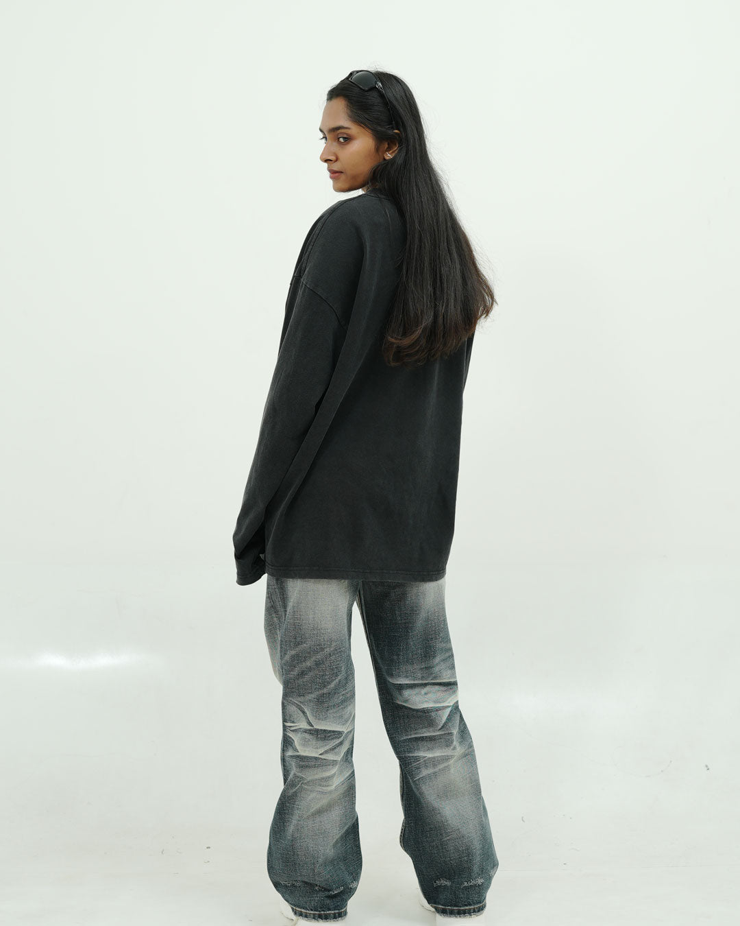 FULL SLEEVE  BLACK T SHIRT 002