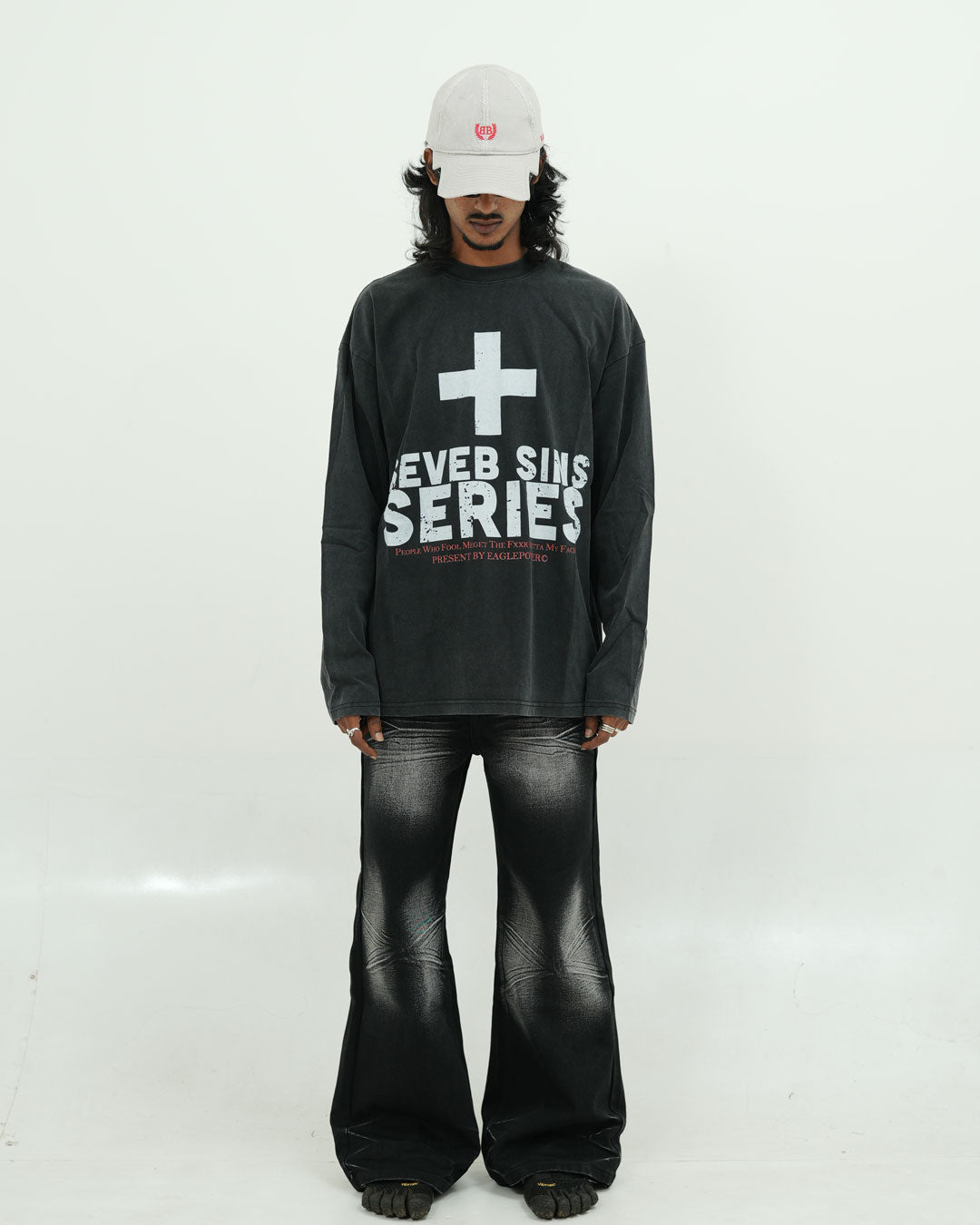 FULL SLEEVE  BLACK T SHIRT 002