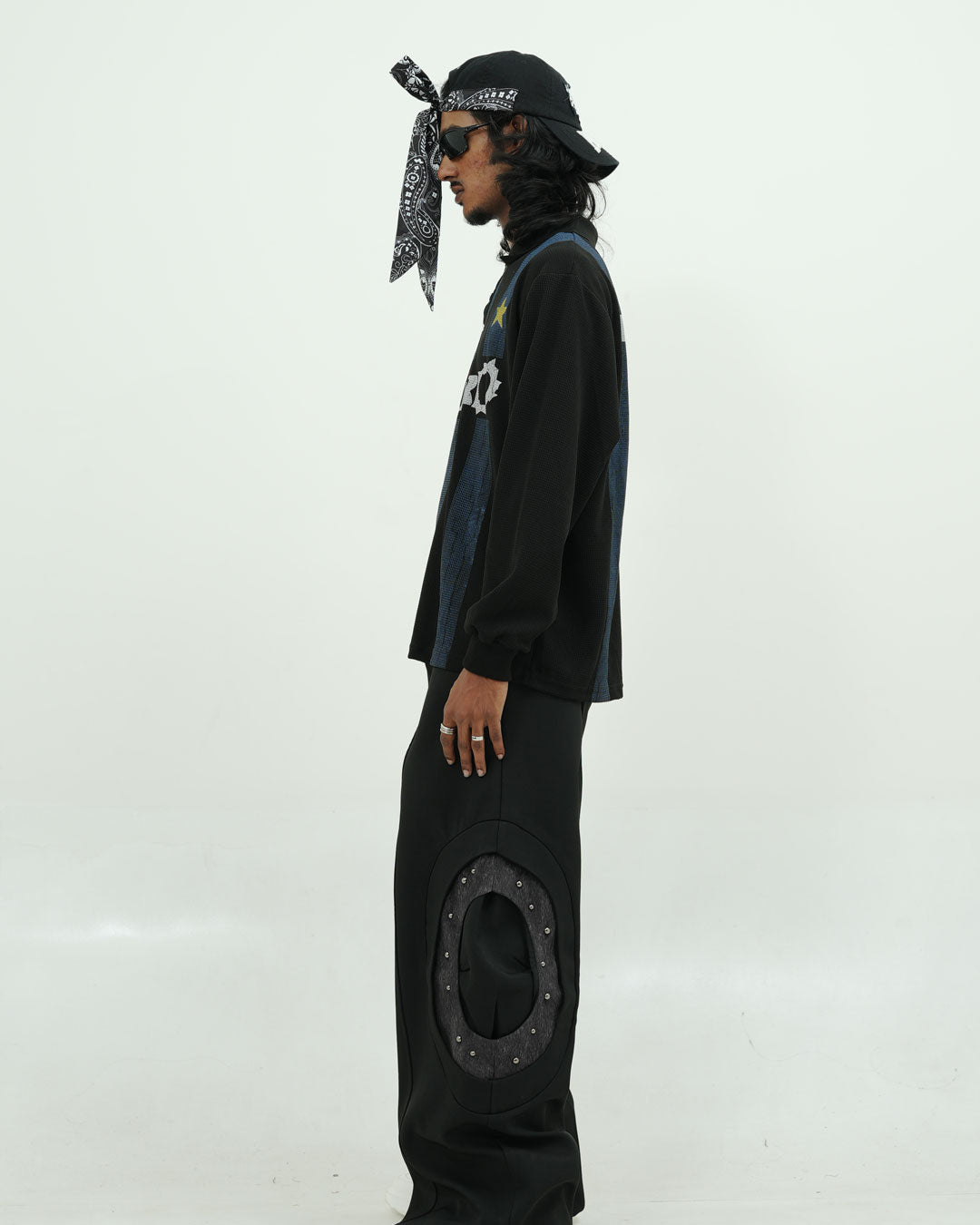 FULL SLEEVE BLACK POLO 007