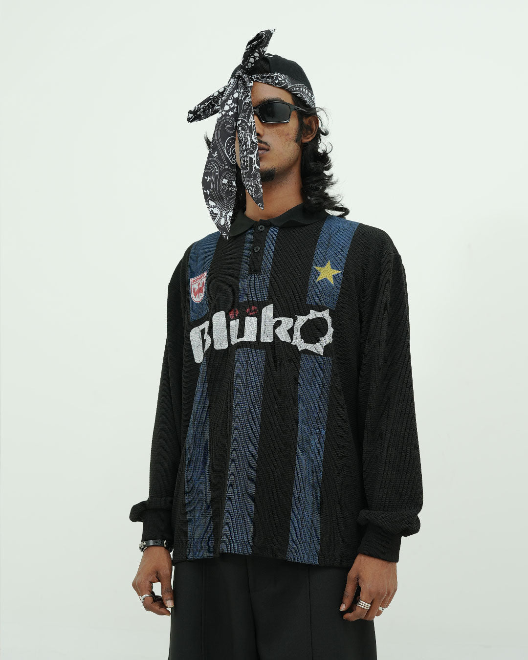 FULL SLEEVE BLACK POLO 007